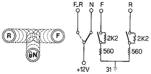 01.316.000.01 Włącznik wielofunkcyjny kierunku jazdy COBO