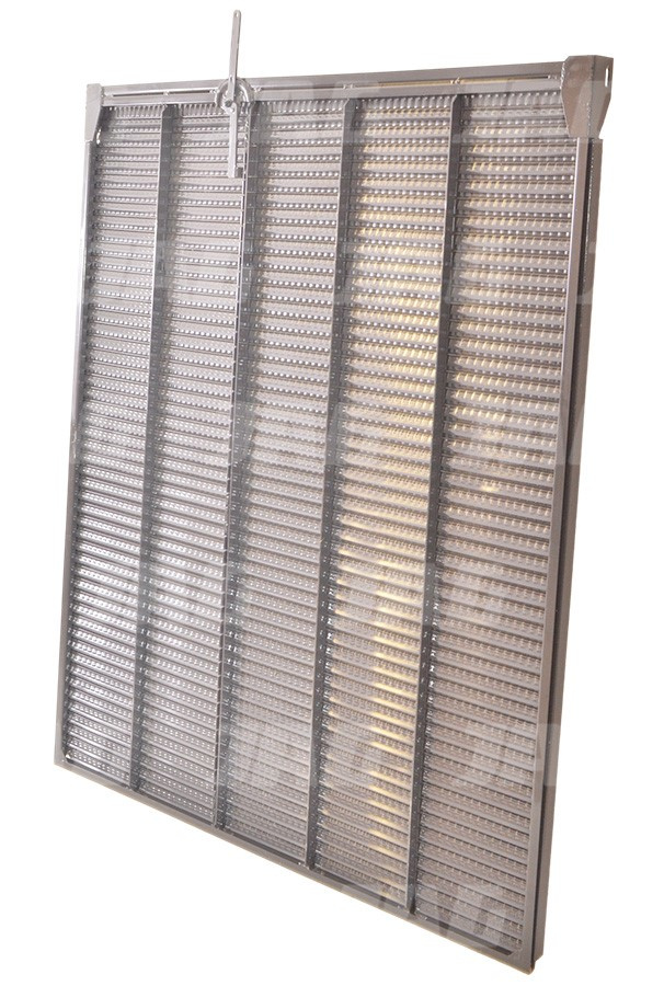 JAG25-0032 Sito żaluzjowe dolne, lamela-10mm, JOHN DEERE AZ22799 AZ46423