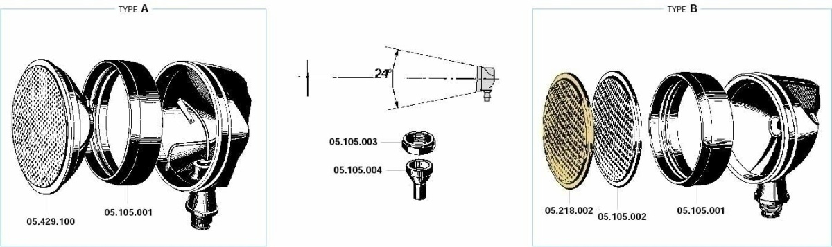 05.155.000.01 Halogen przedni COBO