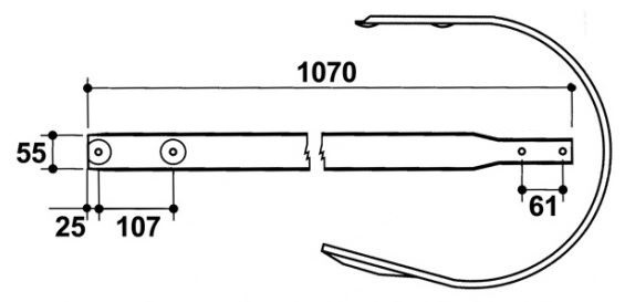 JAG56-0044 Osłona podbieracza JAG PREMIUM, KRONE 009381570