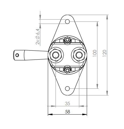 Wyłącznik prądu masy 2500A 12/24V