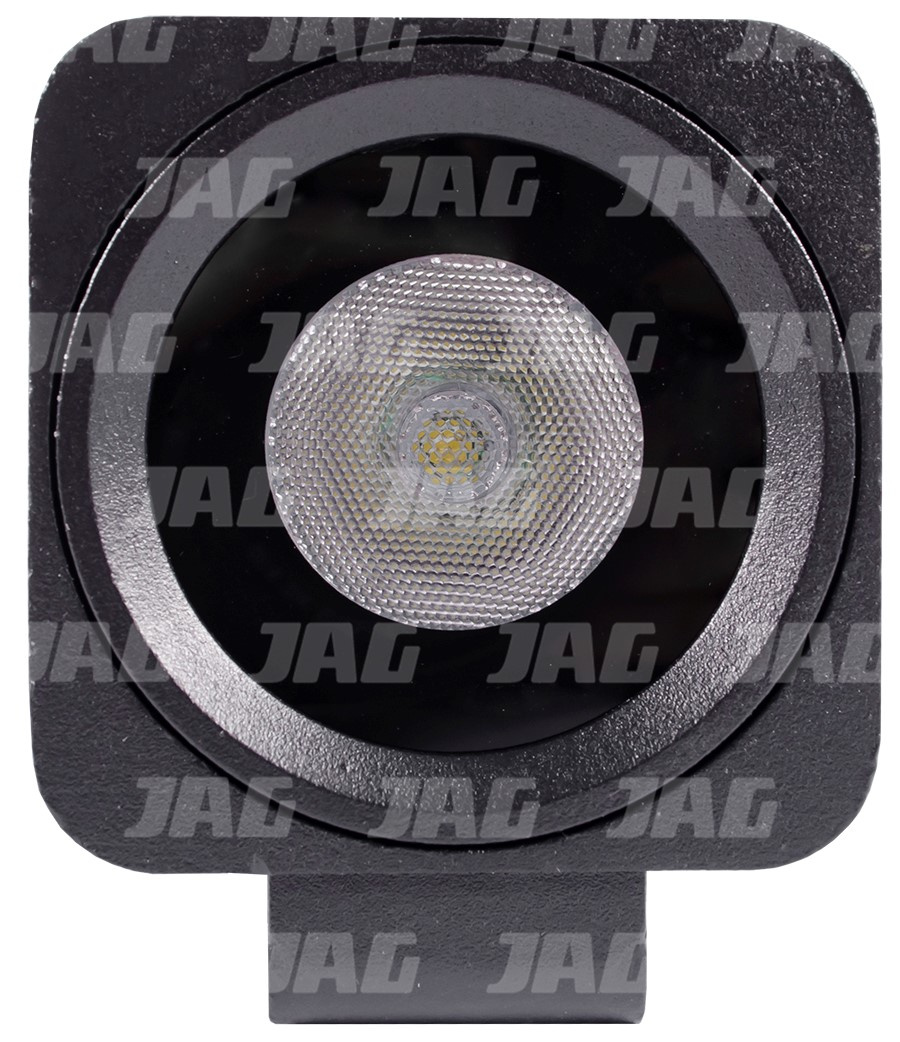JAG96-0018 Lampa robocza LED, 10W, 10-30V, 1 CREE LEDx10W, FLOOD, Kwadratowa JAG