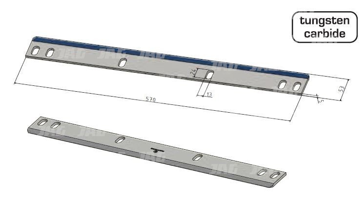 DR11030 Nóż walca zrywacza MWS Germany-Olimac