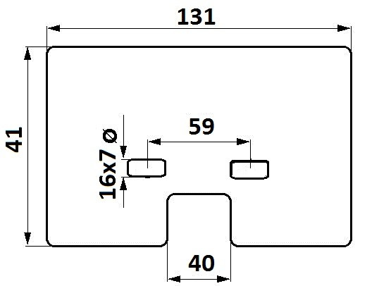 80393694 Płytka mocująca, CNH 80393694