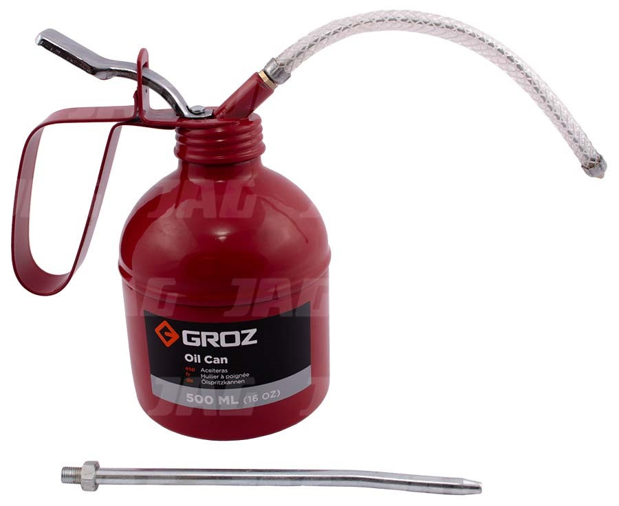 JAG90-0001 Olejarka ręczna metalowa 500ml GROZ