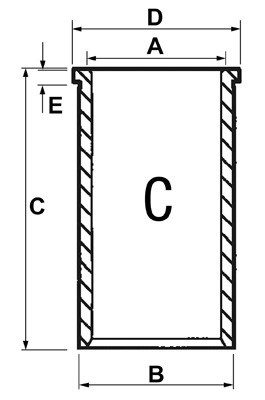 W50801 Tuleja gotowa