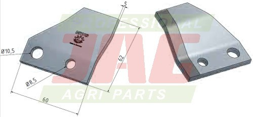 LCA69806 Stalka główki prawa MWS Germany