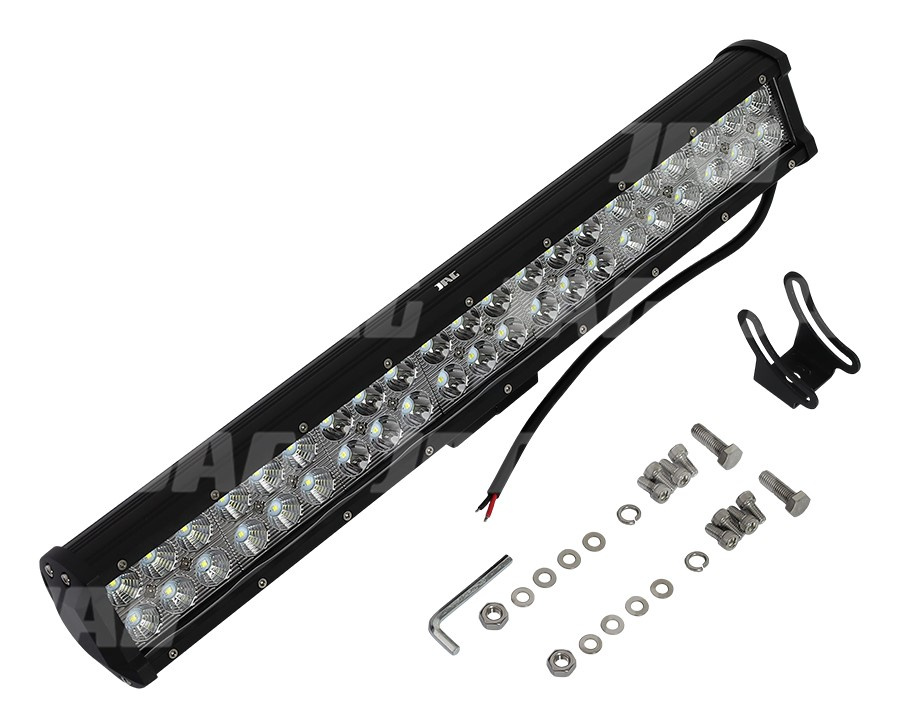 JAG96-0042 Lampa robocza LED, 126W, 10-30V, 42 CREE LEDx3W, FLOOD/SPOT/FLOOD, Listwa podwójna JAG
