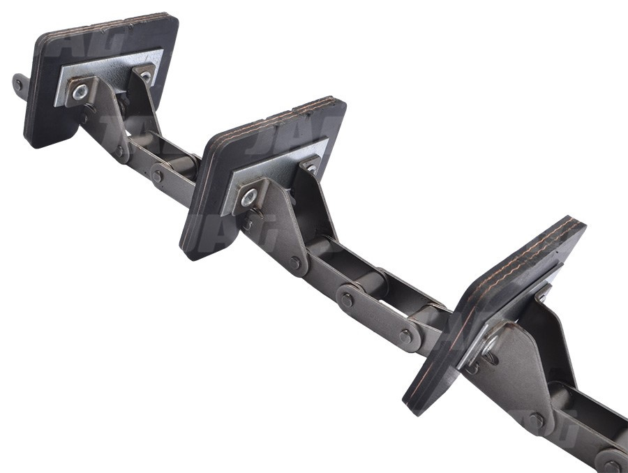 JAG04-0526 Przenośnik łańcuchowy kompletny (łopatki nitowane) JAG, CLAAS 0006018200 0007953710