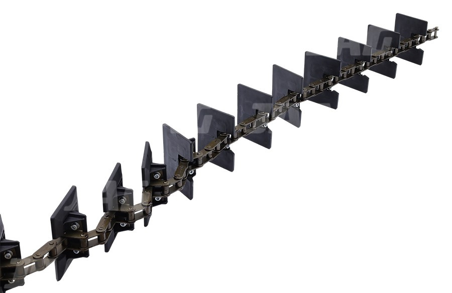 JAG04-0517 Przenośnik łańcuchowy kompletny (łopatki plastikowe) JAG, CLAAS 0006012160 0007572200