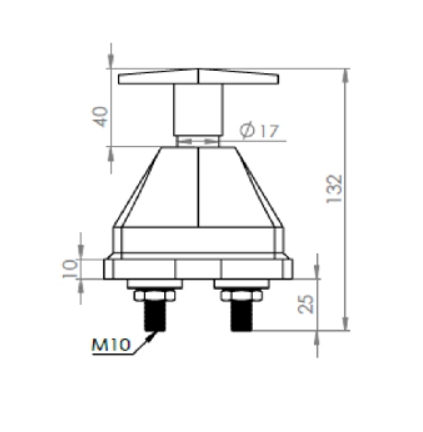 Wyłącznik prądu masy 200A 12/24V