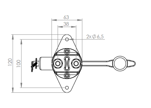 Wyłącznik prądu masy 2500A 12/24V