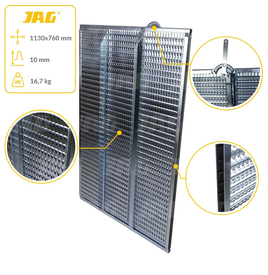 JAG05-0051 Sito żaluzjowe ocynkowane górne, lamela-10mm JAG PREMIUM, JAG JAG05-0051 CLAAS 0006780000