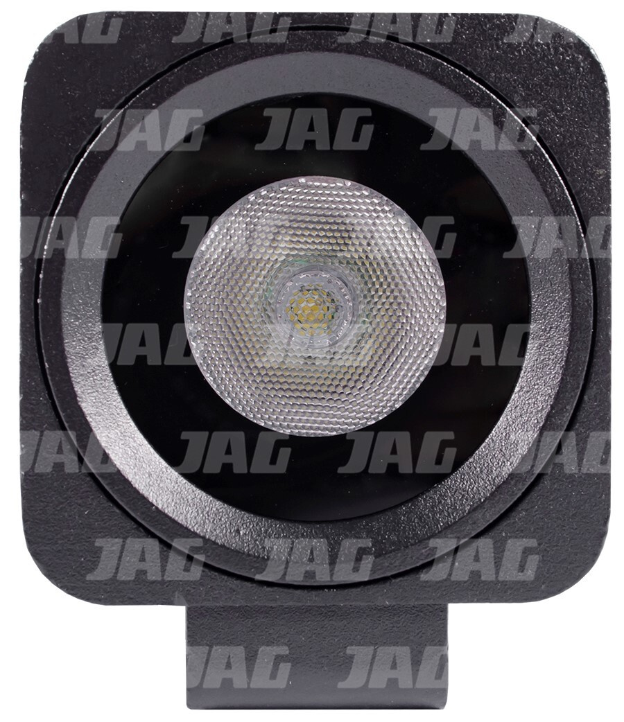 JAG96-0018 Lampa robocza LED, 10W, 10-30V, 1 CREE LEDx10W, FLOOD, Kwadratowa JAG