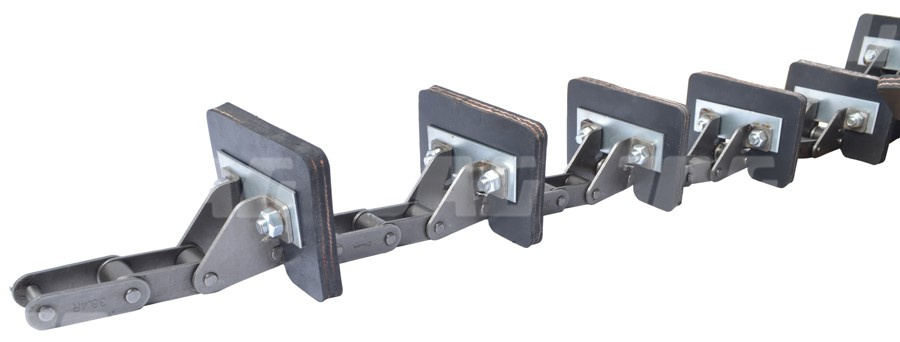 JAG04-0526 Przenośnik łańcuchowy kompletny (łopatki skręcane) JAG, CLAAS 0007953710 0006018200