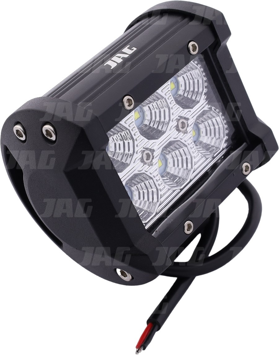JAG96-0036 Lampa robocza LED, 18W, 10-30V, 6 CREE LEDx3W, FLOOD, Listwa podwójna JAG