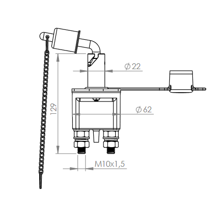 Wyłącznik prądu masy 2500A 12/24V