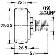 JAG52-0045 Rolka tłoka 3/4