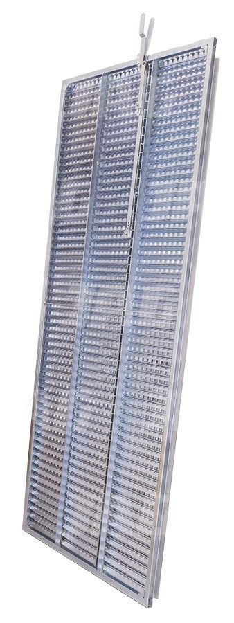 JAG05-0052 Sito żaluzjowe ocynkowane górne, lamela-22mm JAG PREMIUM, CLAAS 0007360604 0007360603