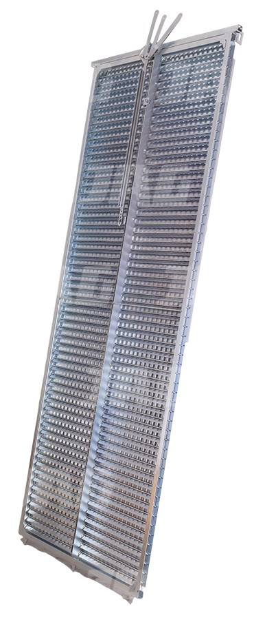JAG05-0055 Sito żaluzjowe ocynkowane górne 3D, lamela-22mm JAG PREMIUM, CLAAS 0006471270