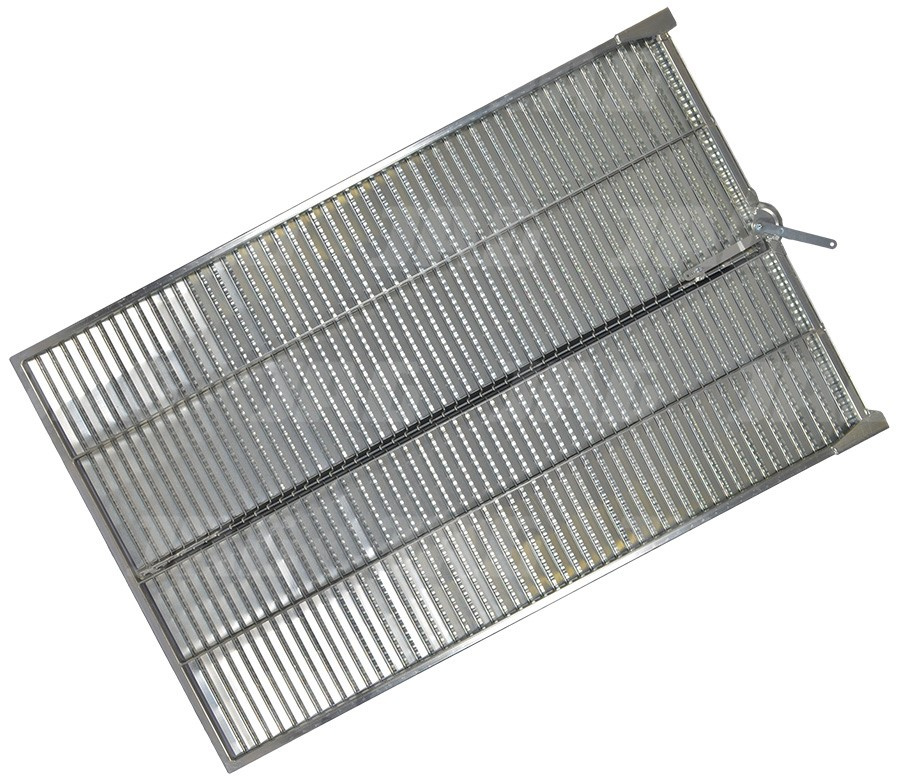 JAG25-0042 Sito żaluzjowe ocynkowane dolne, lamela-10mm