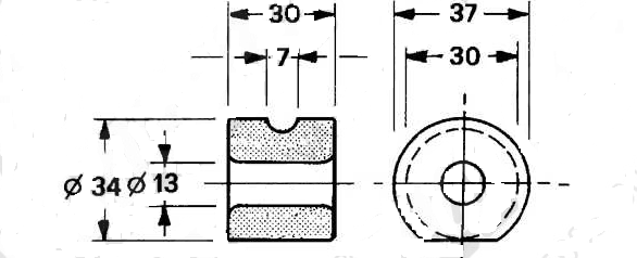 JAG59-0013 Prowadnik JD-ceramiczne