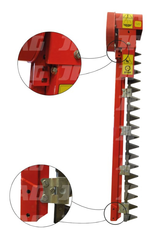 JAG80-0002 Kosa boczna do rzepaku elektryczna 12V 400W! JAG - PRAWA, CLAAS 0007533860
