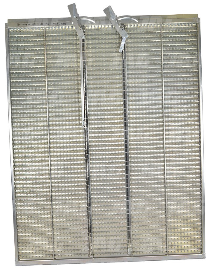 80394836 Sito żaluzjowe ocynkowane górne, lamela-22mm, NEW HOLLAND 80394836 80427000