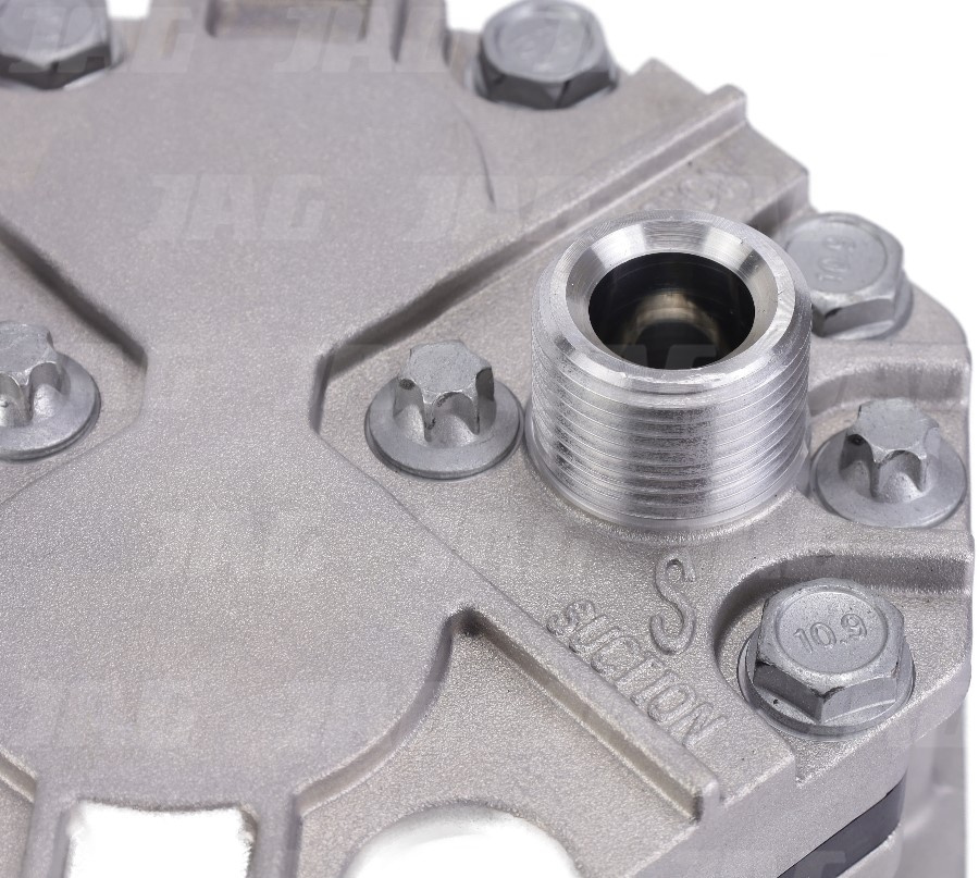 JAG08-0280 Sprężarka klimatyzacji (przyłącze na oring), CLAAS 0006259892 0006259890