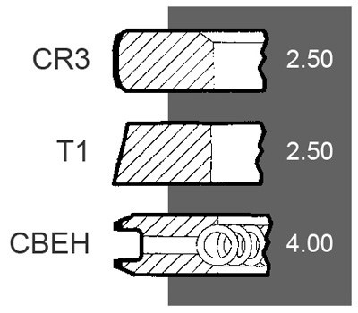 JAG99-0130 Pierścienie tłokowe