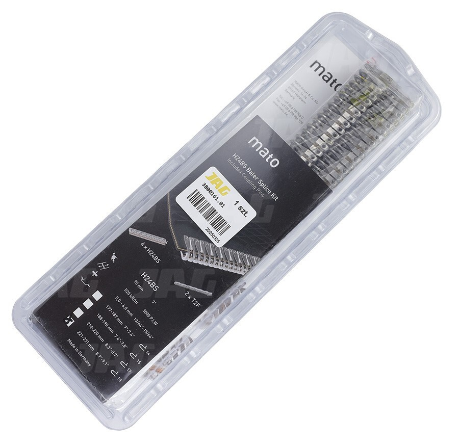 Łącznik pasa młotkowy H24BS/4-17/T2F 208 mm (gr.5-6mm ) Blister2kpl