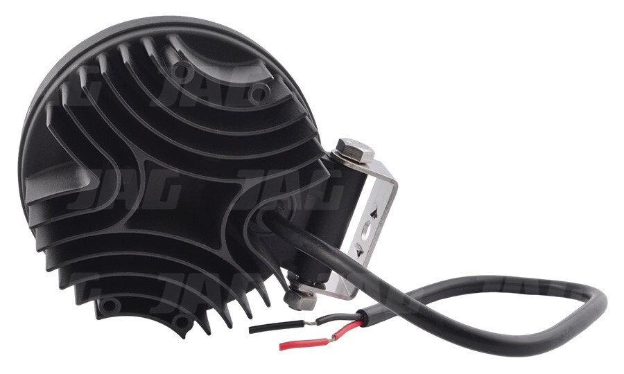 JAG96-0031 Lampa robocza LED, 24W, 10-30V, 8 EPISTAR LEDx3W, FLOOD, Okrągła JAG