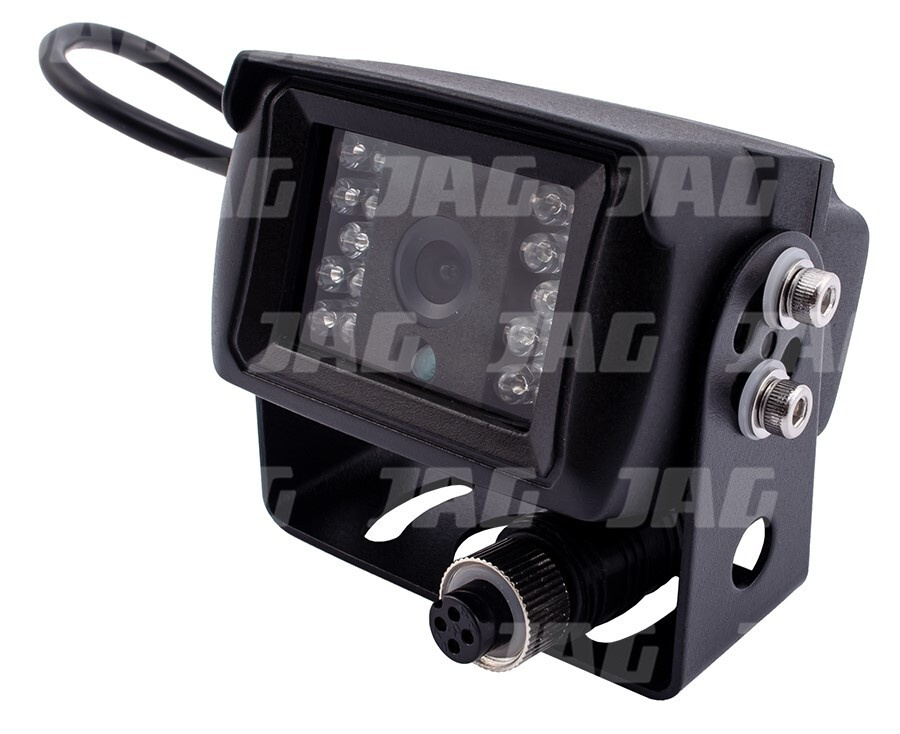 JAG97-0009 Kamera do monitoringu przewodowa, 600TVL, 18 Diod IR, IP69K, na przód, Grzałka