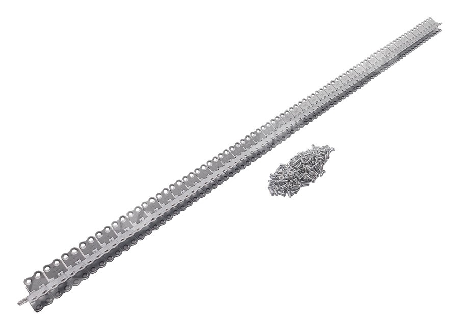 Złączka pasa ze stali ocynk (komplet z drutem i śrubami) MS25 JAG