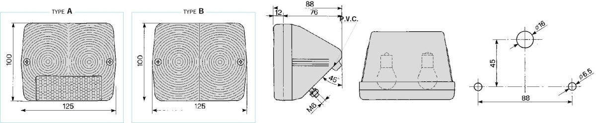 02.383.000.01 Lampa zespolona tylna prawa COBO