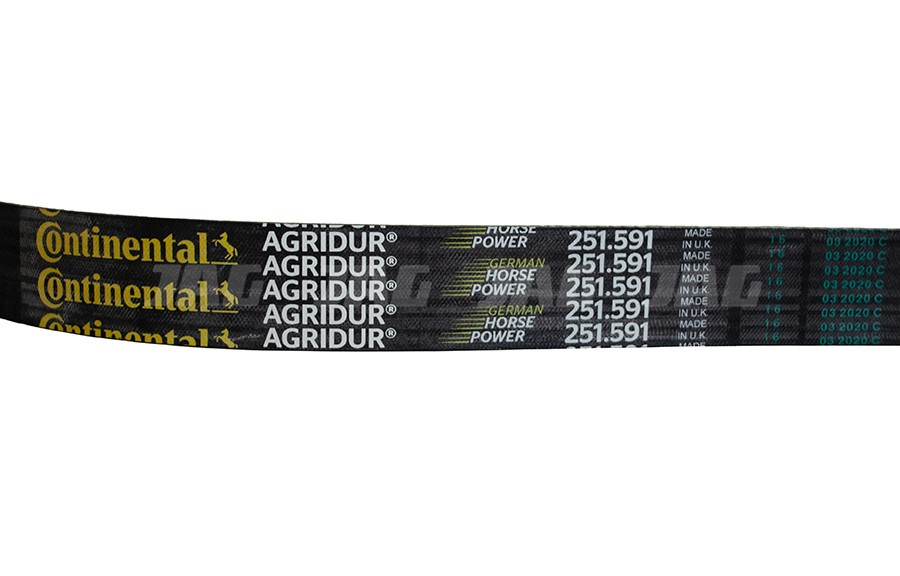 251.591 Pas wielorowkowy CONTINENTAL AGRIDUR, JOHN DEERE L114468 CNH 90416432