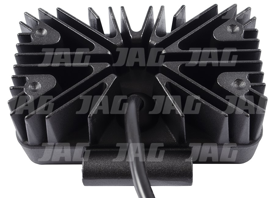 JAG96-0070 Lampa robocza LED, 9W, 10-30V, 3 EPISTAR LEDx3W, Prostokątna JAG