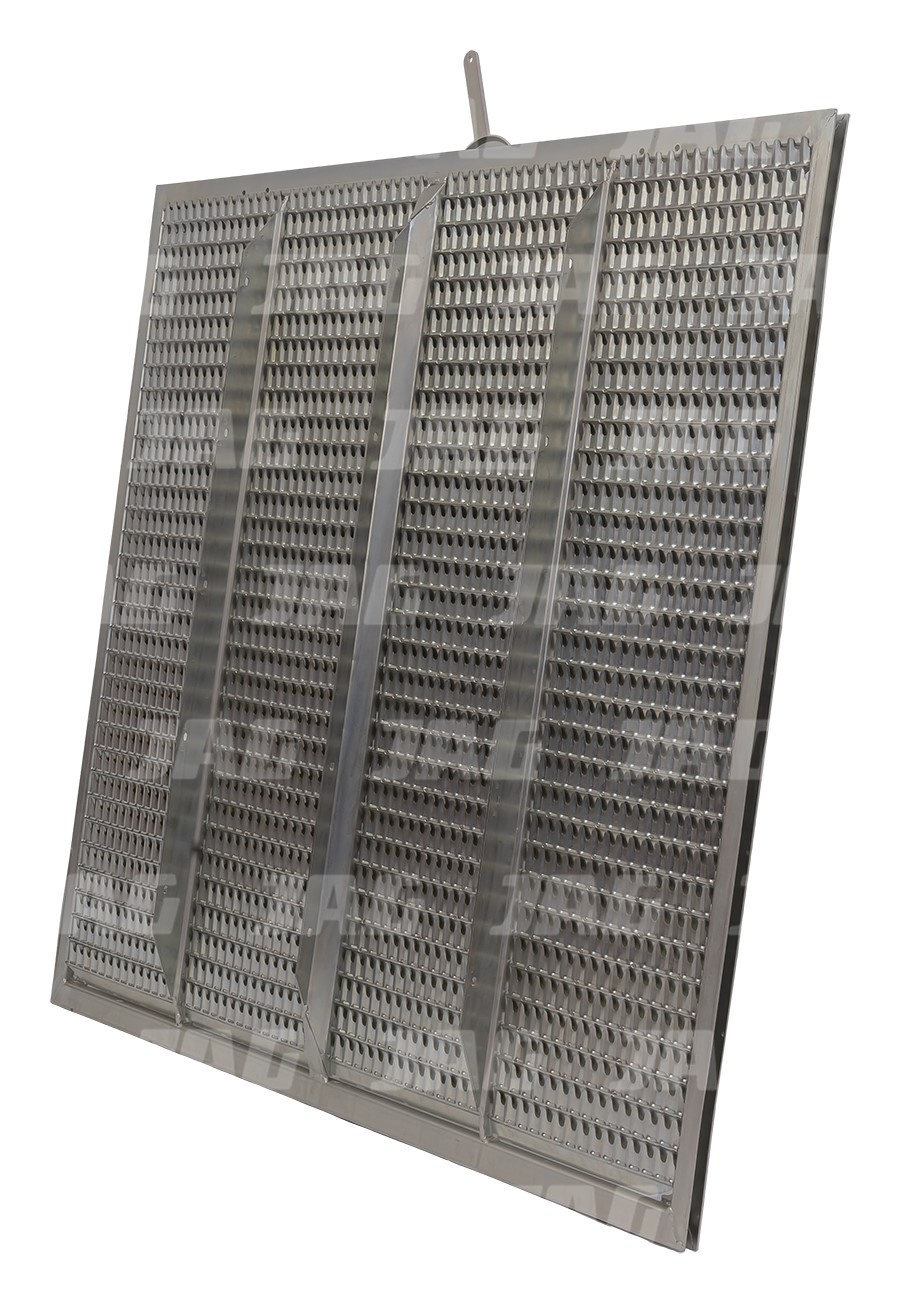 1720102M1 Sito żaluzjowe ocynkowane górne, lamela-10mm