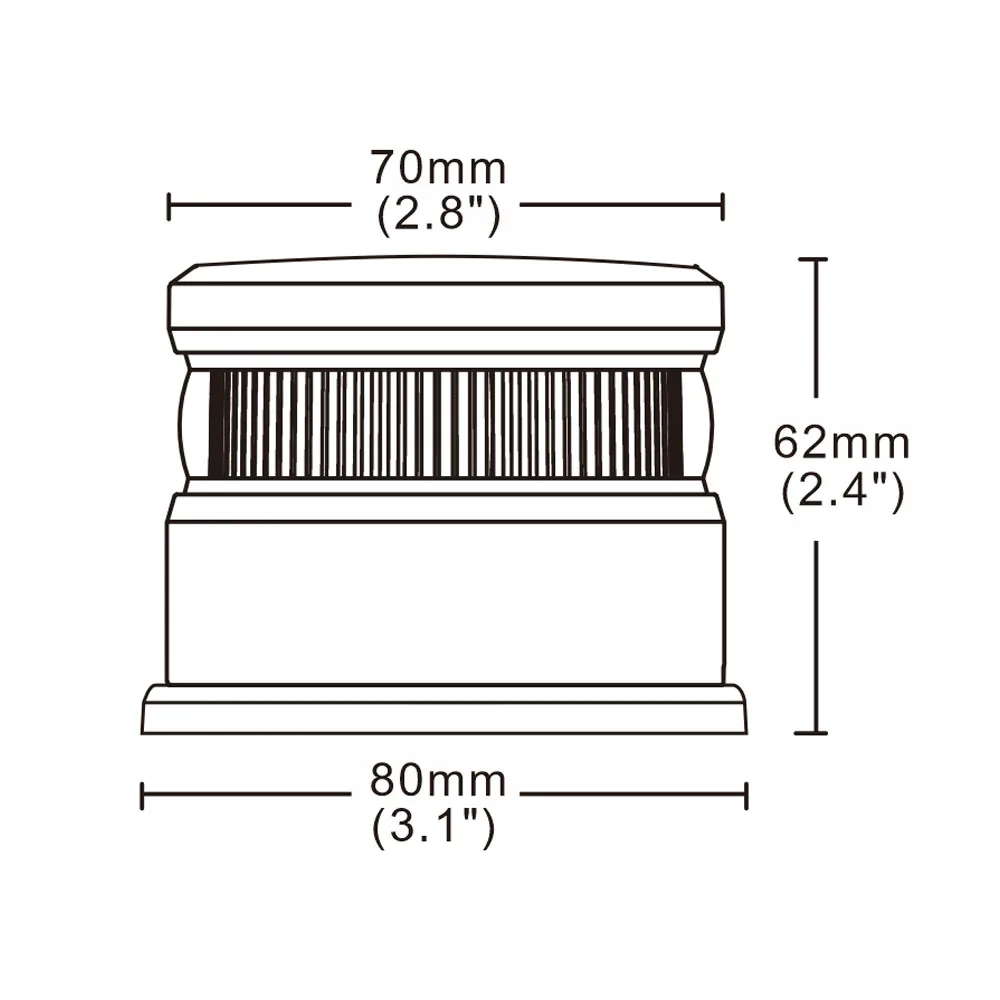 JAG96-0096 Lampa Błyskowa,8x LED 5W, USB-Akumulator, mocowanie na magnes-JAG