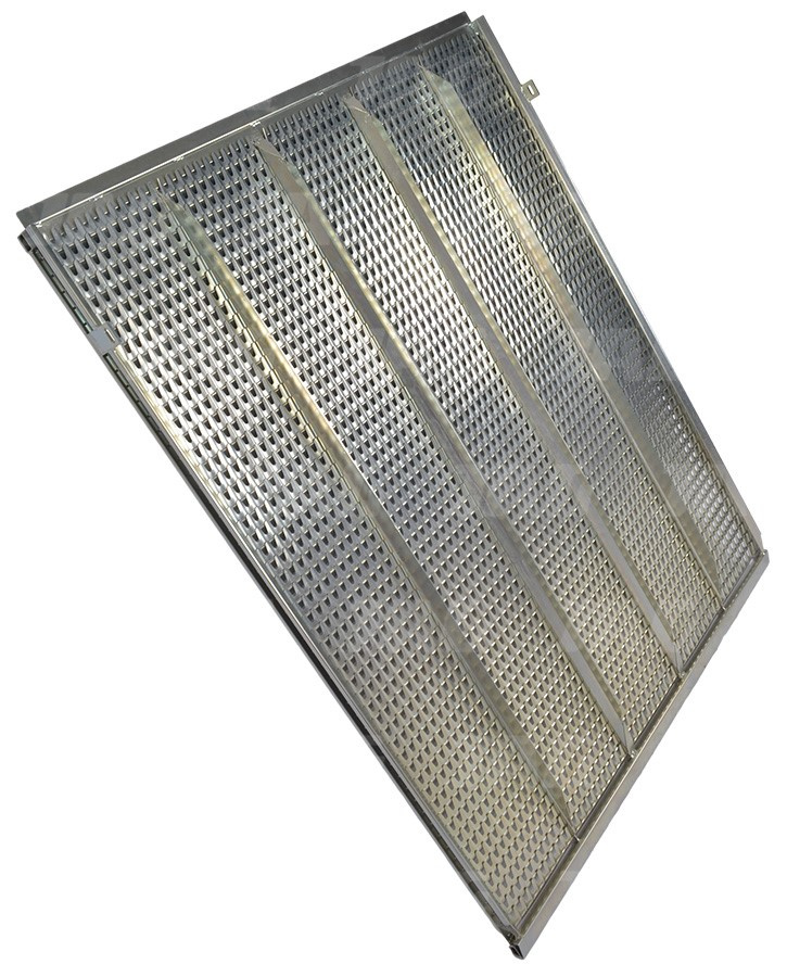 80394836 Sito żaluzjowe ocynkowane górne, lamela-22mm, NEW HOLLAND 80394836 80427000