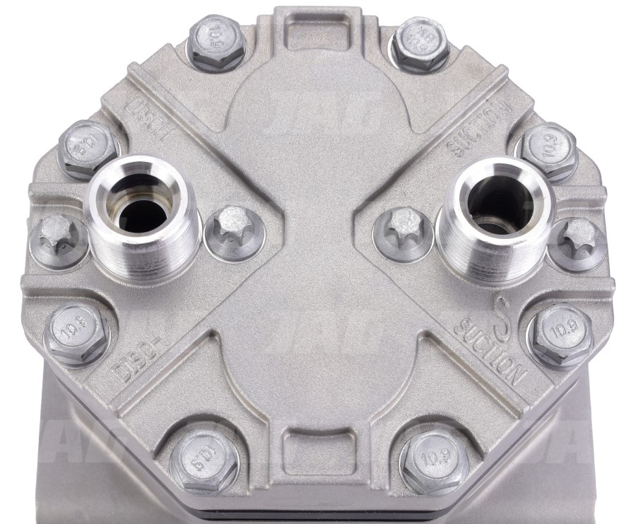 JAG08-0280 Sprężarka klimatyzacji (przyłącze na oring), CLAAS 0006259892 0006259890