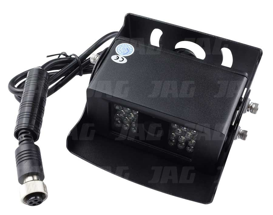 JAG97-0010 Kamera do monitoringu przewodowa, 600TVL, 28 Diod IR, IP69K, na tył