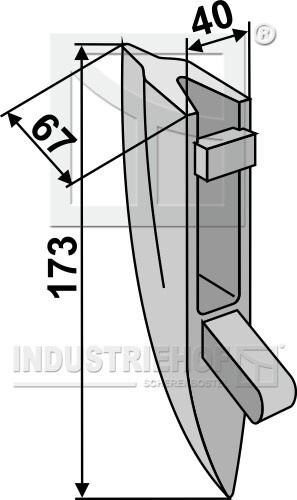 G22270397 Klin redlicy wysiewającej INDUSTRIEHOF