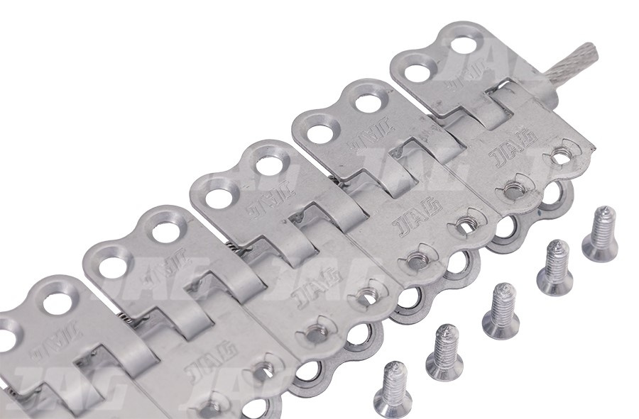 Złączka pasa ze stali ocynk (komplet z drutem i śrubami) MS25 JAG