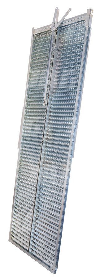 JAG05-0050 Sito żaluzjowe ocynkowane górne, lamela-22mm JAG PREMIUM, CLAAS 0006001151 0006460970