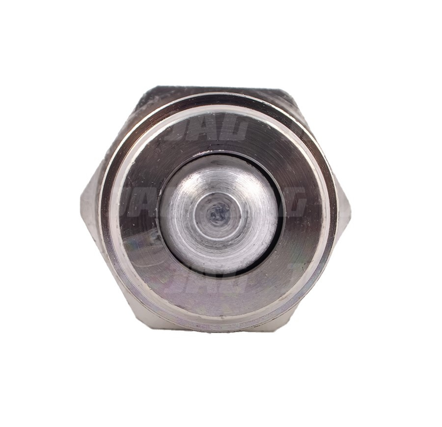 JAG95-0084 Szybkozłącze hydrauliczne grzybkowe-wtyczka grodziowa z gwintem zewnętrznym, DN12,5, M18X1,5, 12L, ISO7241-A