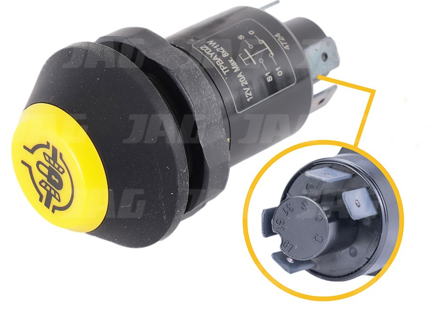 JAG92-0058 Włącznik blokady mechanizmu różnicowego, MASSEY FERGUSON 3384575M1