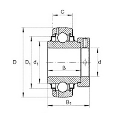JAG07-0092 Obudowa z łożyskiem [JHB]