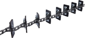 JAG04-0086 Przenośnik łańcuchowy kompletny (łopatki przykręcane) JAG, CLAAS 0006079060 0006051730