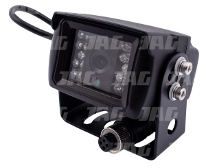 JAG97-0009 Kamera do monitoringu przewodowa, 600TVL, 18 Diod IR, IP69K, na przód, Grzałka